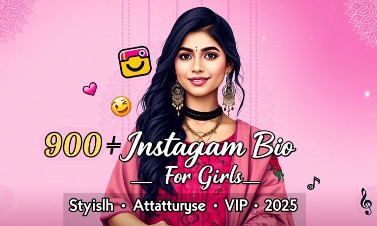 900+ Best Instagram Bio For Girls – Stylish & Attitude Bio (2025)