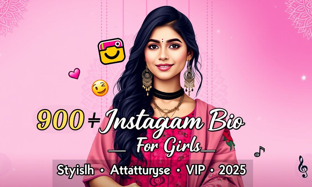 900+ Best Instagram Bio For Girls – Stylish & Attitude Bio (2025)