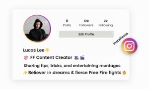 Free Fire Instagram Bios for Gamers