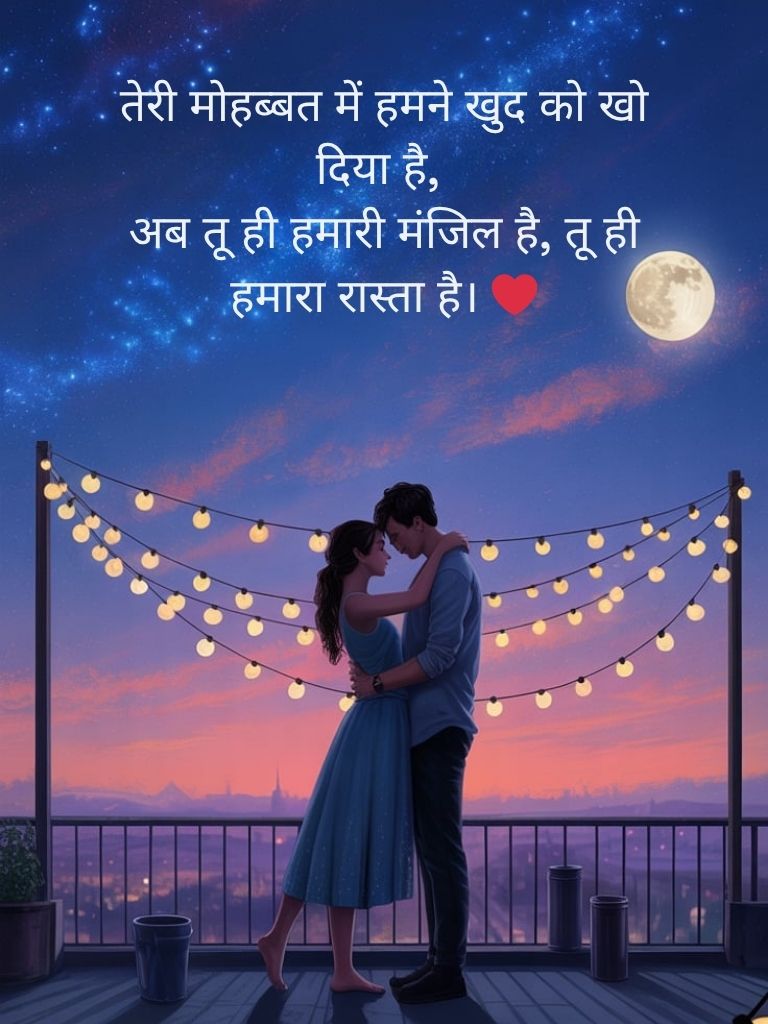 2 Line Love Shayari Hindi